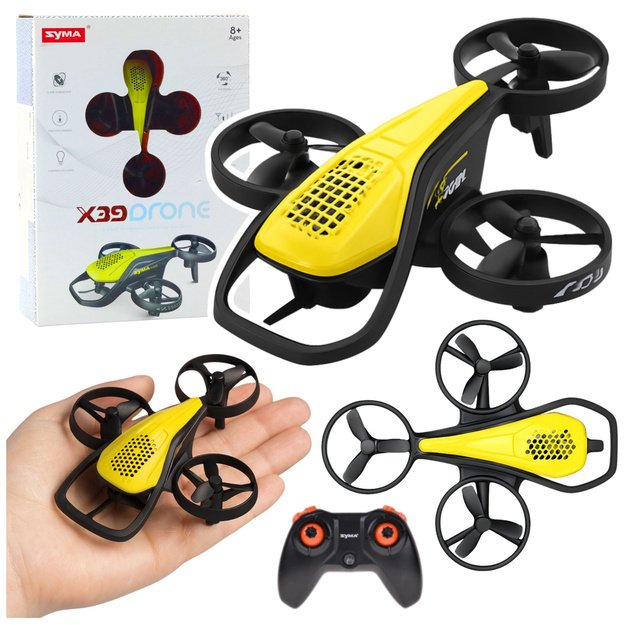 Mini RC Drone Syma X36 Four-Axis Acrobatics Yellow