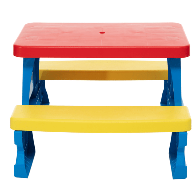 Dorex Blue Garden Table and Bench Set for Children
