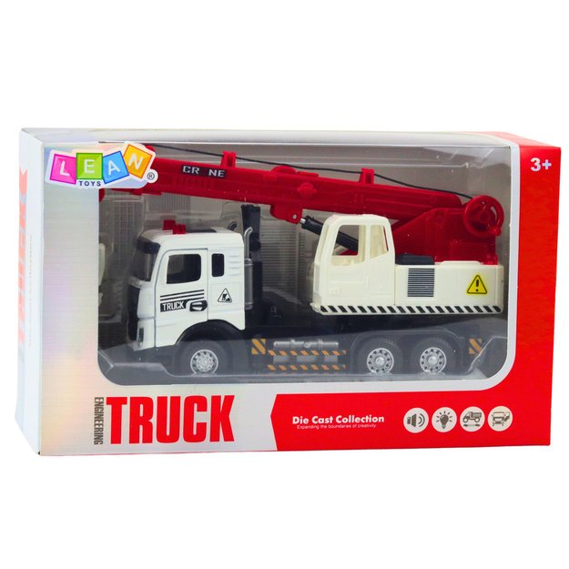 LKW mit Kran, Metallkabine, verstellbarem Ausleger, Licht- und Soundanlage 5