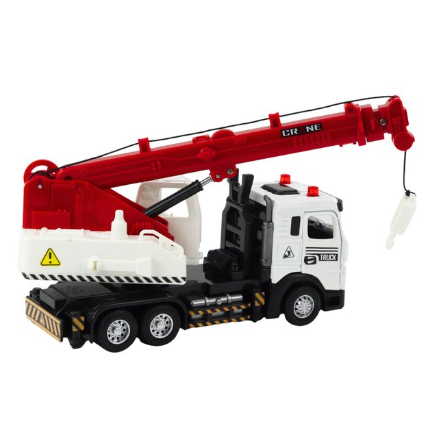 LKW mit Kran, Metallkabine, verstellbarem Ausleger, Licht- und Soundanlage 3