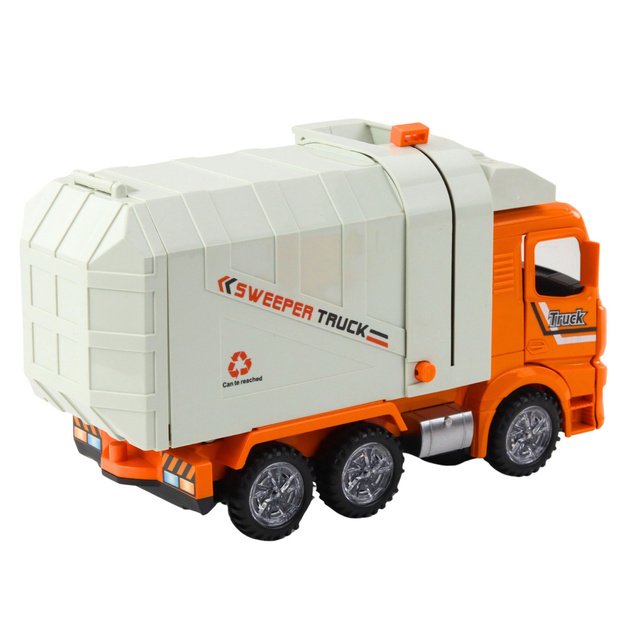 Garbage Truck City Lights Sounds Orange 2