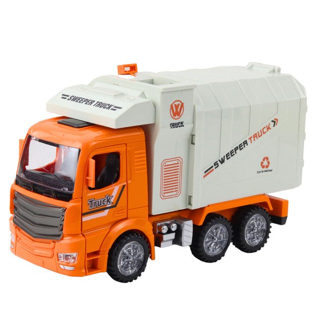 Garbage Truck City Lights Sounds Orange 1