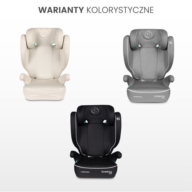 BREEZY i-Size AUTOMOBILINĖ KĖDUTĖ 2-IN-1 SU ATLOŠU IR PAUKŠTINIMO FUNKCIJA (100–150 CM) 20