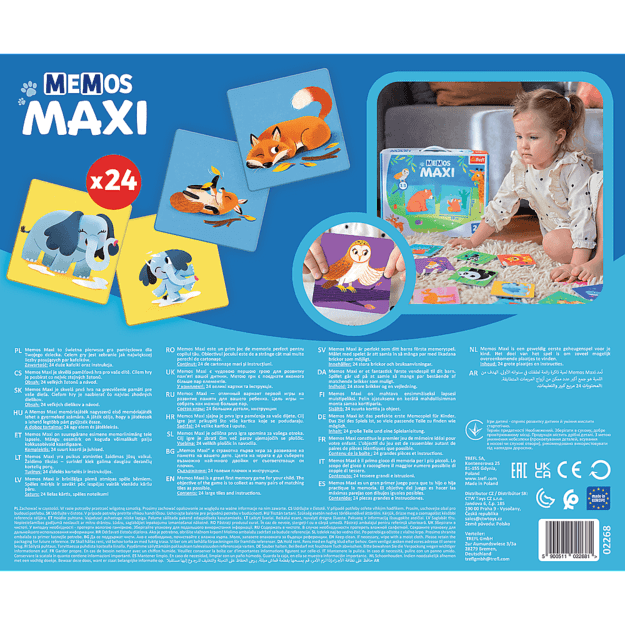 Memos Maxi Animals and Their Babies Trefl 02268 3