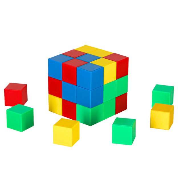 Set of Magnetic Blocks for Children Colorful Puzzle 32 pcs. 1