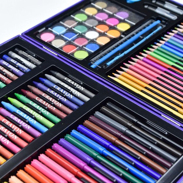 Art Set in a Suitcase with a Spaceman Blue 128 EL 2