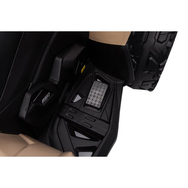 Baterijomis maitinamas keturratis DK-CA002 Khaki 4x4 10