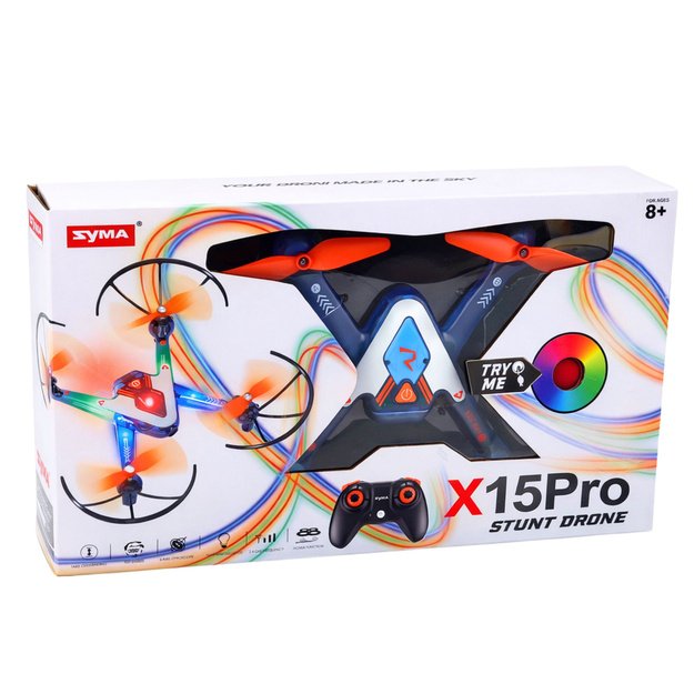 X15 PRO STUNT Aerobatic Drone Remote Controlled RC Optical Positioning 5