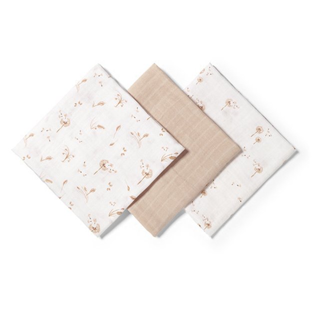 397/13 BAMBOO DIAPERS 3PCS BEIGE 1