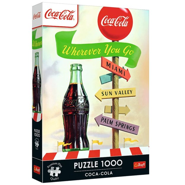 Puzzle - 1000 Premium Plus - Coca-Cola: Wherever You Go Trefl 12098