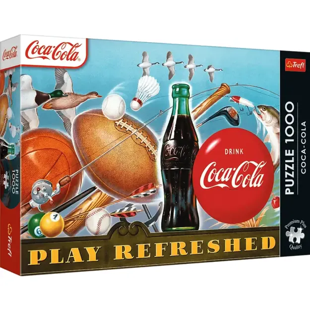 Puzzle - 1000 Premium Plus - Coca-Cola: A Moment of Refreshment - Trefl 12101