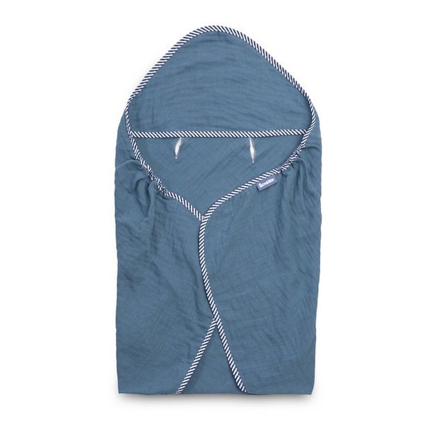 Vaiko sėdynės muslino apklotas vasarai – mėlyna