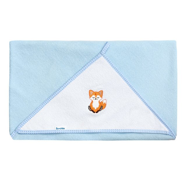 TERRY BATH COVER 100X100 BLUE FOX