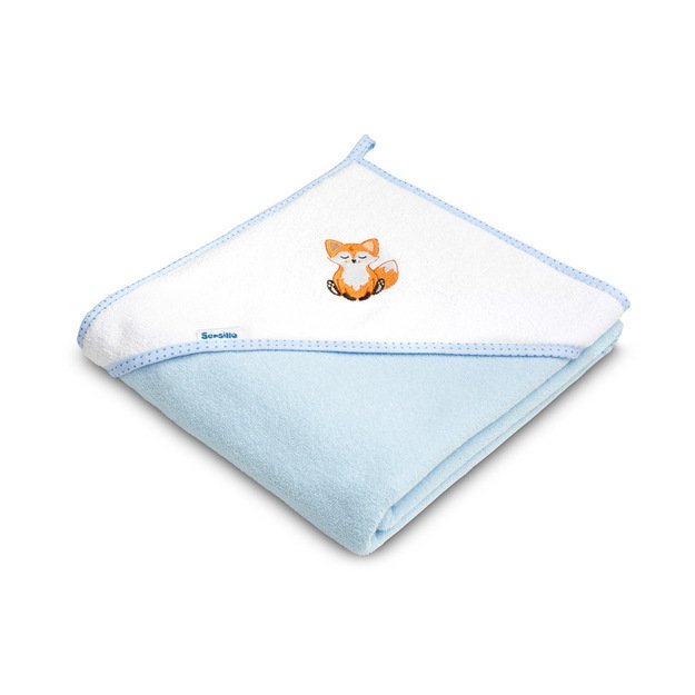 TERRY BATH COVER 100X100 BLUE FOX