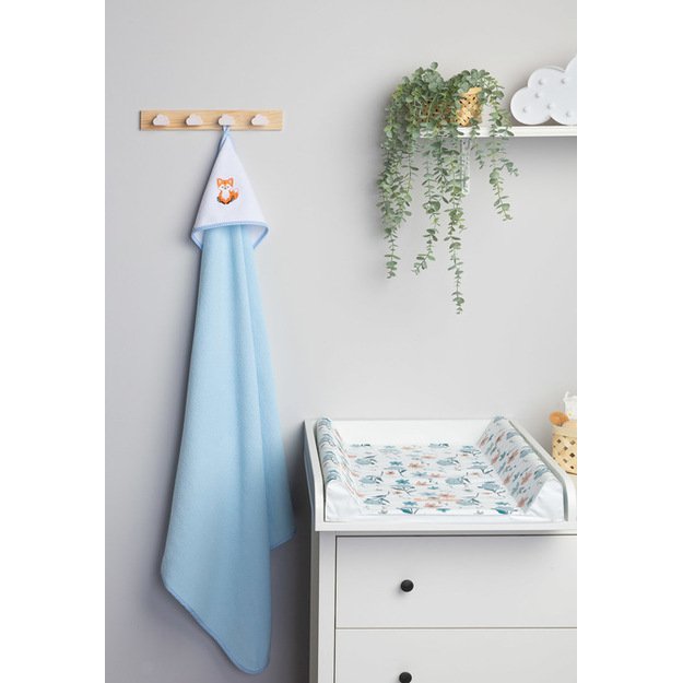 TERRY BATH COVER 100X100 BLUE FOX