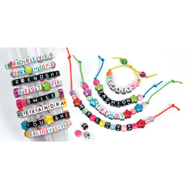 Crazy Chic Bracelet Beads with Message Clementoni 18640 1