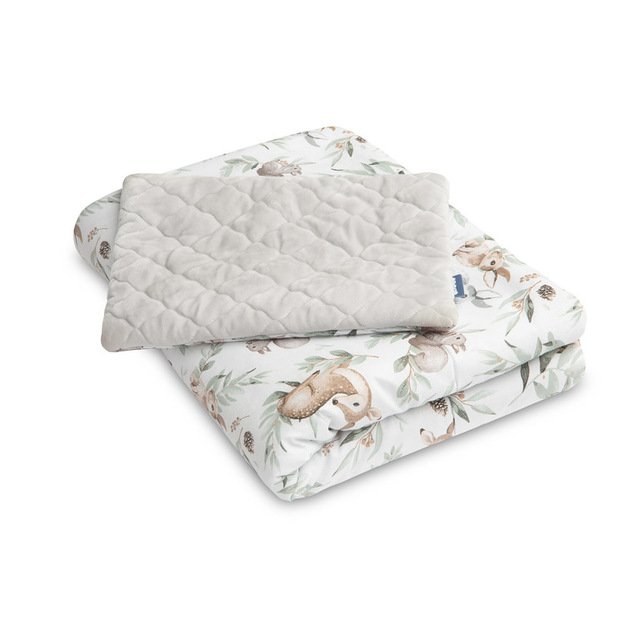 VAIKŲ LOVELĖS KOMPLEKTAS ELNIAI PLIUŠINIAI KARO