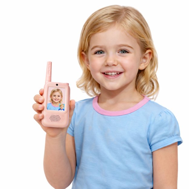 VAIKAMS SKIRTI IŠĖJIMO BŪDAI SU VAIZDO SKAMBUČIAIS ​​IR ŽINUTĖMIS, Rožinė 2