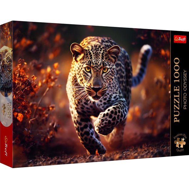 Puzzle -  1000 Premium Plus  - Photo Odyssey: Wild Leopard Trefl 10818