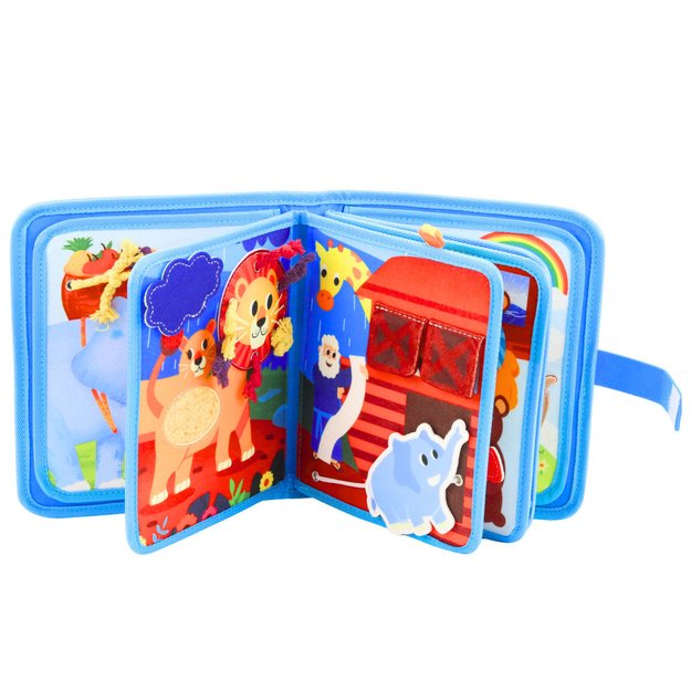 3D Felt Sensory Educational Book Noah s Ark Animals 2