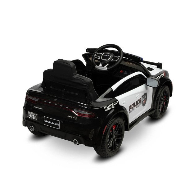 AKUMULIATORINĖ VAŽINĖJIMO TRANSPORTO PRIEMONĖ DODGE CHARGER POLICE WHITE