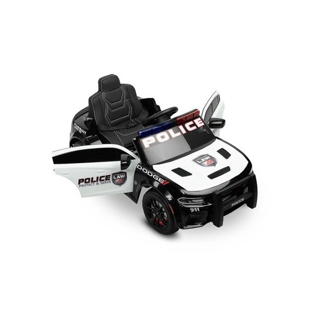 AKUMULIATORINĖ VAŽINĖJIMO TRANSPORTO PRIEMONĖ DODGE CHARGER POLICE WHITE