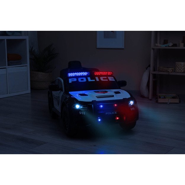 AKUMULIATORINĖ VAŽINĖJIMO TRANSPORTO PRIEMONĖ DODGE CHARGER POLICE WHITE