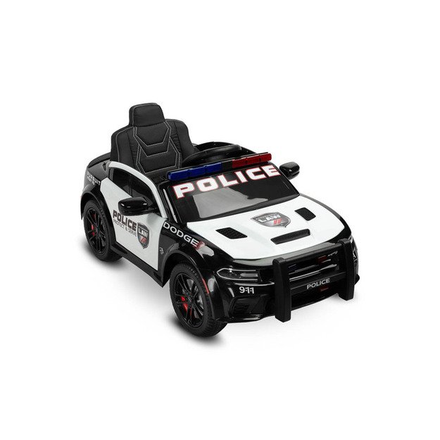 AKUMULIATORINĖ VAŽINĖJIMO TRANSPORTO PRIEMONĖ DODGE CHARGER POLICE WHITE