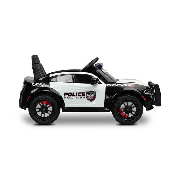 AKUMULIATORINĖ VAŽINĖJIMO TRANSPORTO PRIEMONĖ DODGE CHARGER POLICE WHITE