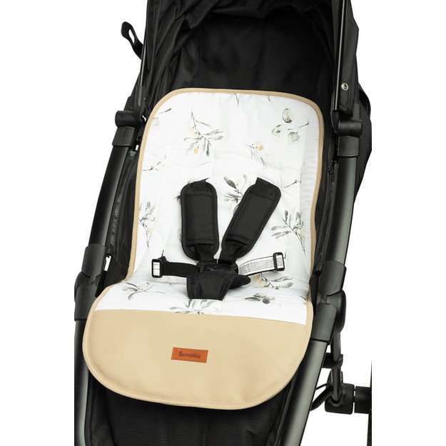 Velvetinis vežimėlio įdėklas – OLIVE 1