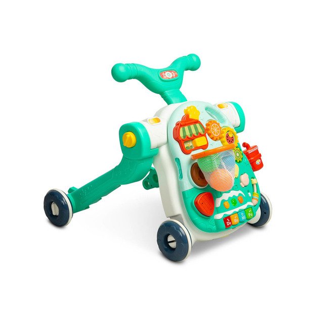 MULTIFUNCTIONAL WALKER TOY 5IN1 TURQUOISE