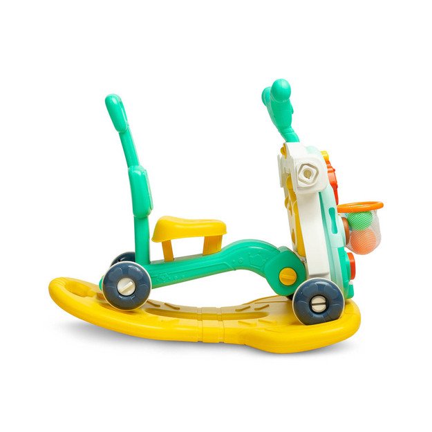MULTIFUNCTIONAL WALKER TOY 5IN1 TURQUOISE