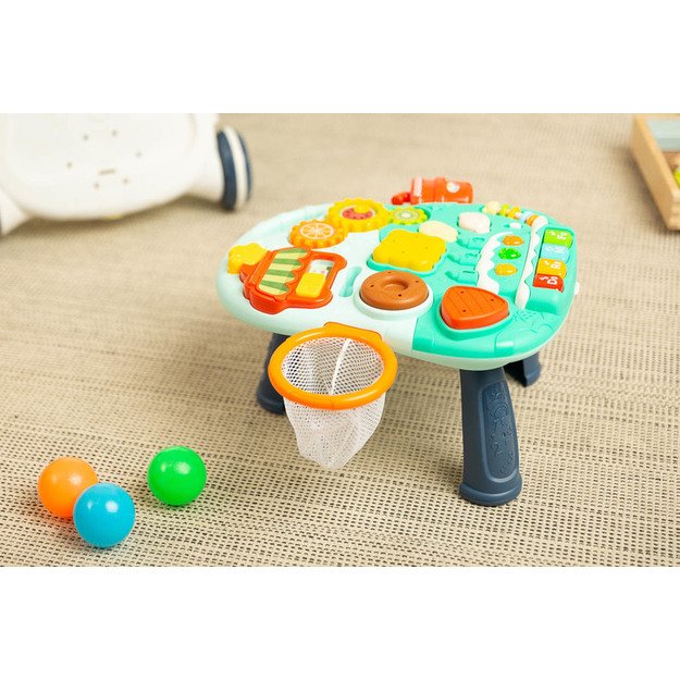 MULTIFUNCTIONAL WALKER TOY 5IN1 TURQUOISE