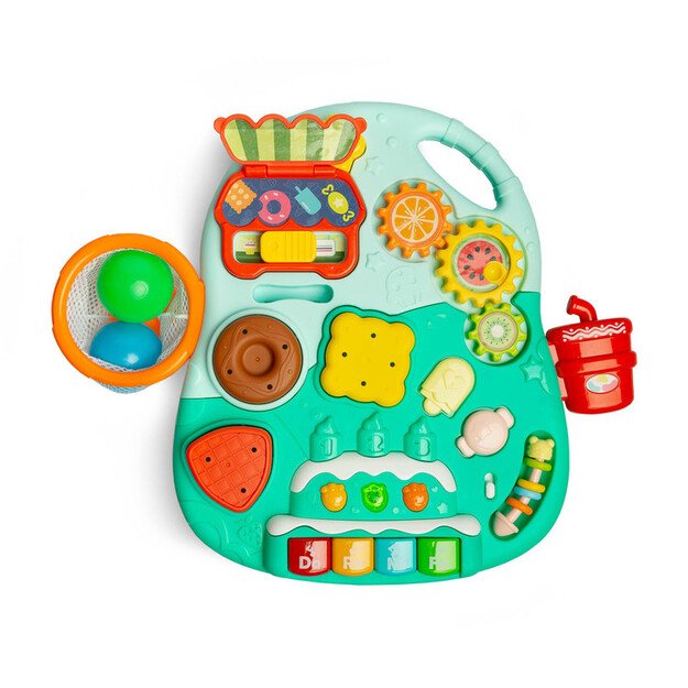 MULTIFUNCTIONAL WALKER TOY 5IN1 TURQUOISE
