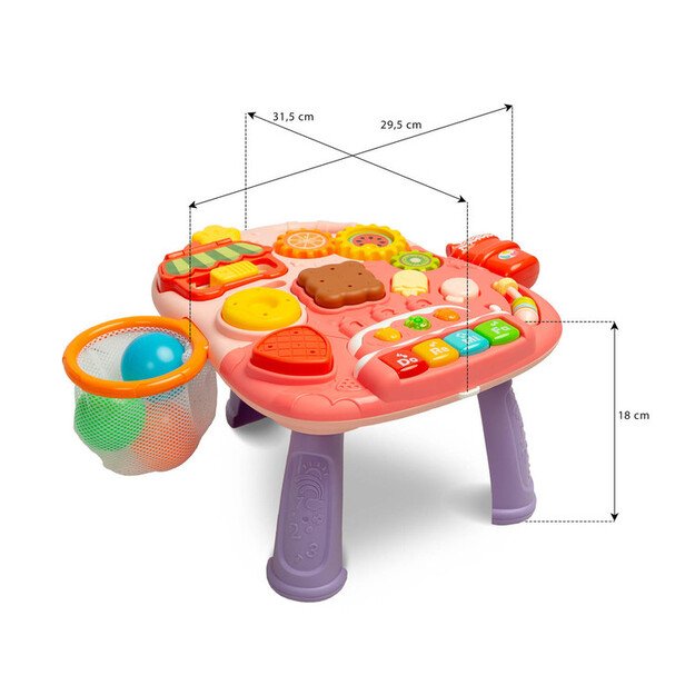 MULTIFUNCTIONAL WALKER TOY 5IN1 TURQUOISE