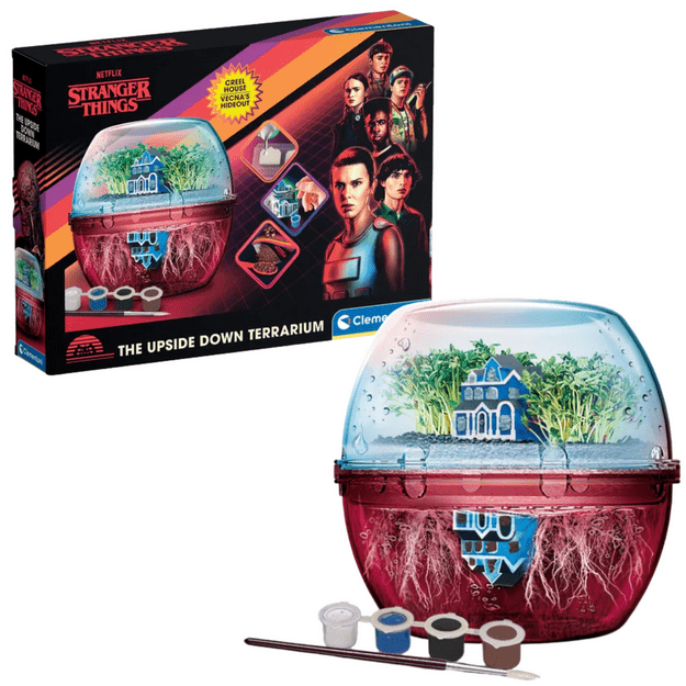 Terrarium Vecna House Upside Down NETFLIX Stranger Things Clementoni 18802