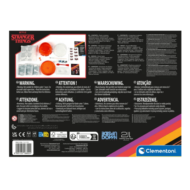 Terrarium Vecna House Upside Down NETFLIX Stranger Things Clementoni 18802 7