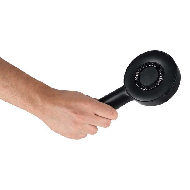 Masažo &scaron;epetys galvos odos masažuoklis aliejaus aplikatorius USB juodas 9