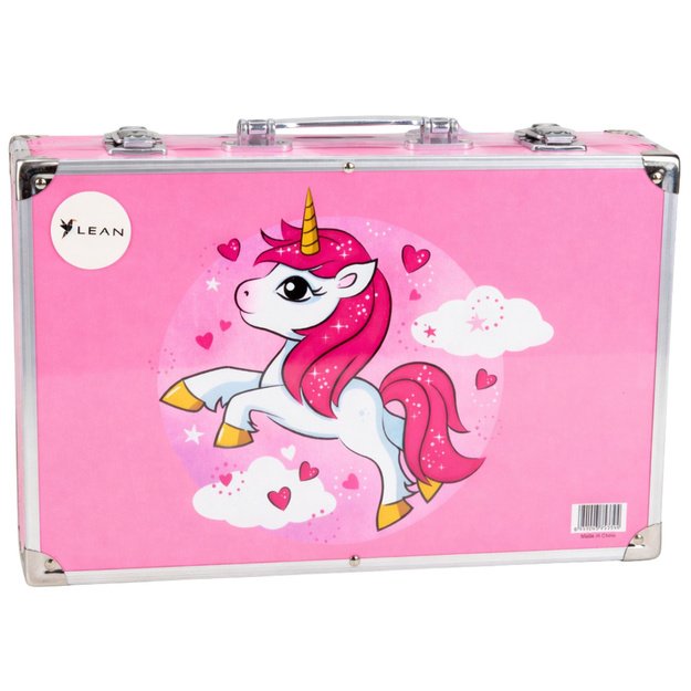 ROŽINIS VIENARAGIO MENINIS RINKINYS LAGAMINE (150 DALIŲ) 4