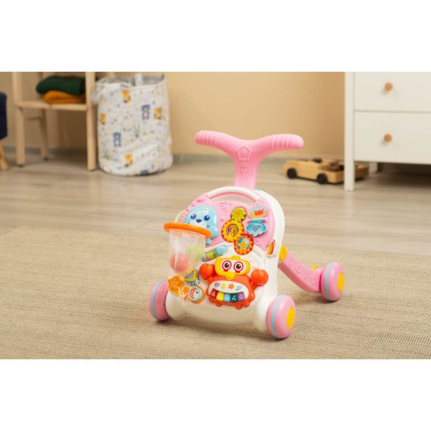 PUSHER-TABLE 2IN1 SPARK PINK