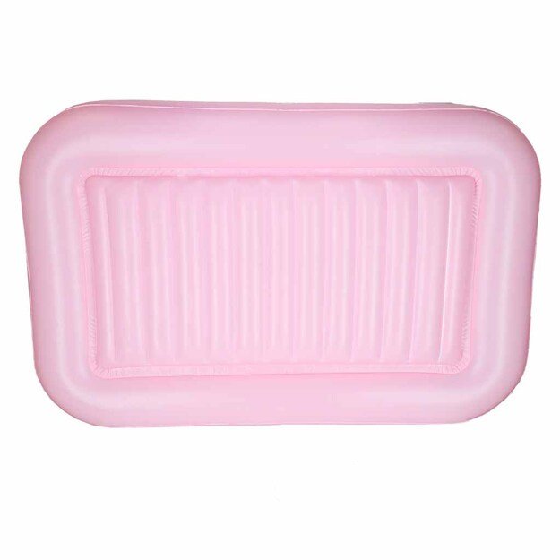 Pripučiamas plaukimo čiužinys, gultas su pagalvėle 175 cm rožinės spalvos