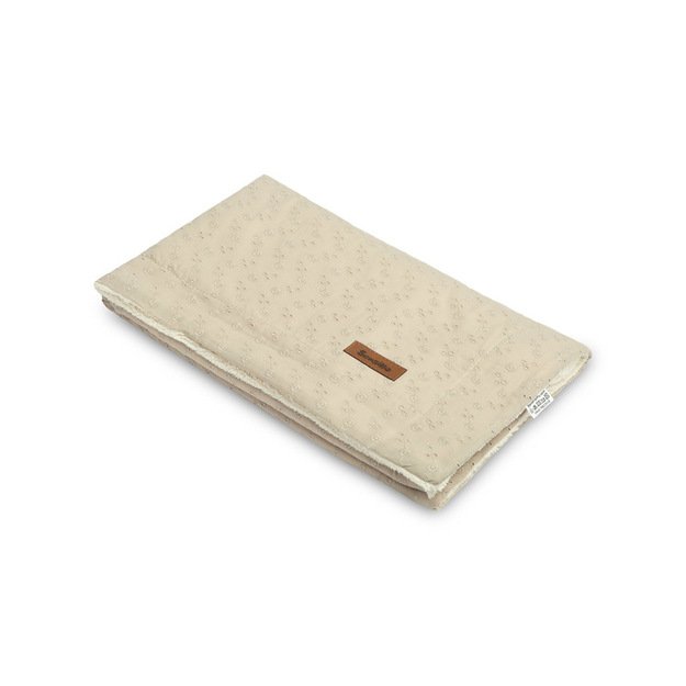 SIUVINĖTA ANTKLODĖ 80X100 LININIS PLIUŠAS