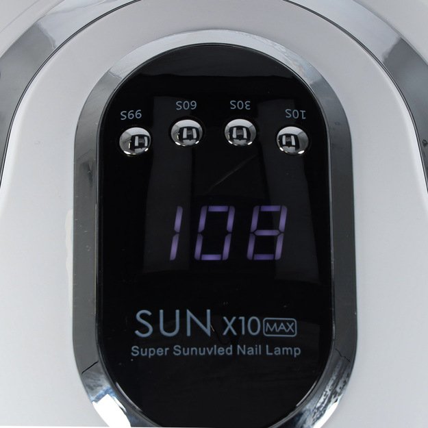 Nagų lempa Sun X10 UV 45 LED 280W manikiūro hibridai geliai 9