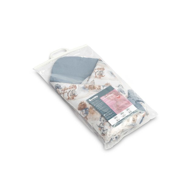 Kūdikio vokelis JEANS DRAGONS 75x75 3