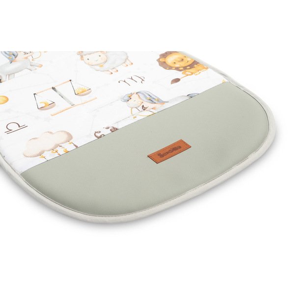 MUSLINO ĮDĖKLAS VEŽIMĖLIUI - PILKAS ZODIAKAS 1