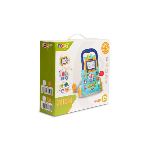 EDUCATIONAL TOY - ZOO PUSHER PINK