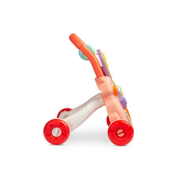 EDUCATIONAL TOY - ZOO PUSHER PINK