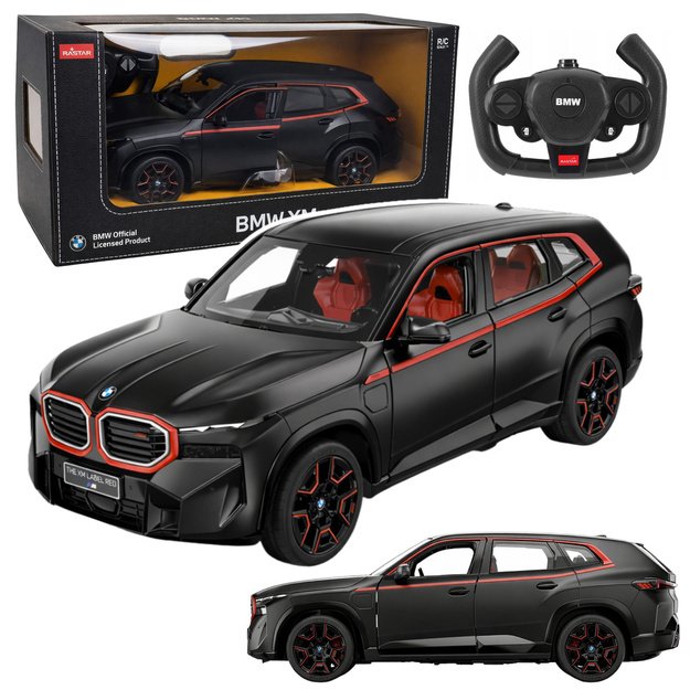 BMW XM Remote Control Car RC Rastar Black 1:14