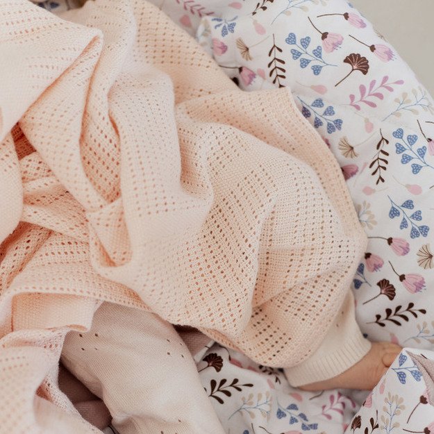 OPENWORK BLANKET MOLI BEIGE COFFEE 13