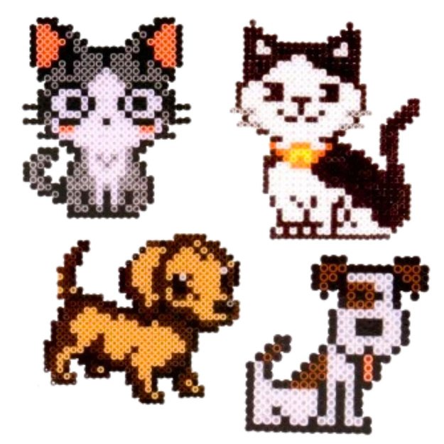 Mozaikos karoliukų rinkinys Šuo ir katė 6000vnt. 5